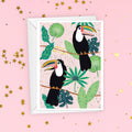 Tropical Toucan Birthday Card