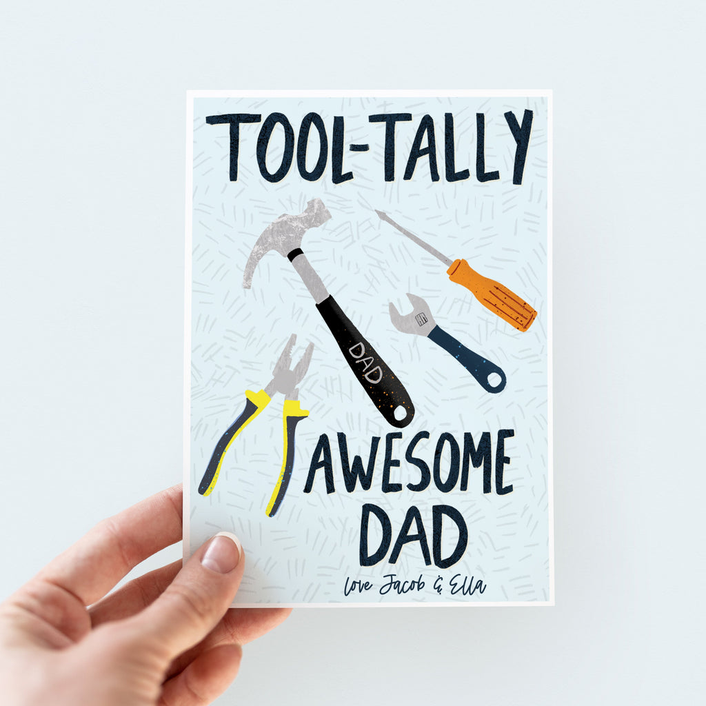 Tool-tally Awesome Dad Father's Day Card
