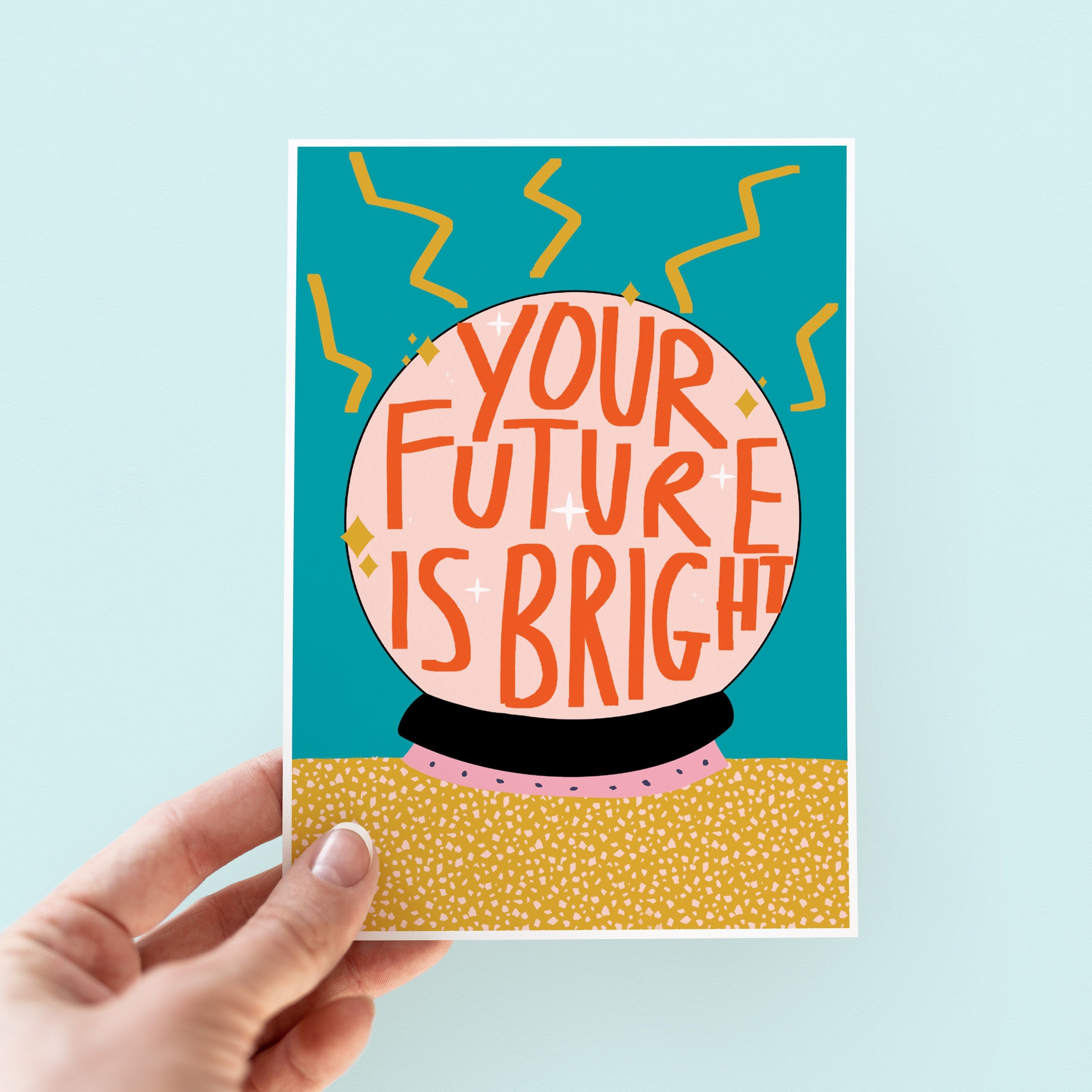 Your Future Is Bright Congratulations Card