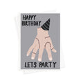 Thing from Wednesday Birthday Card
