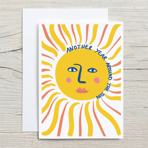 Another Year Around The Sun Birthday Card