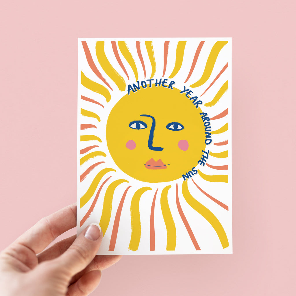 Another Year Around The Sun Birthday Card