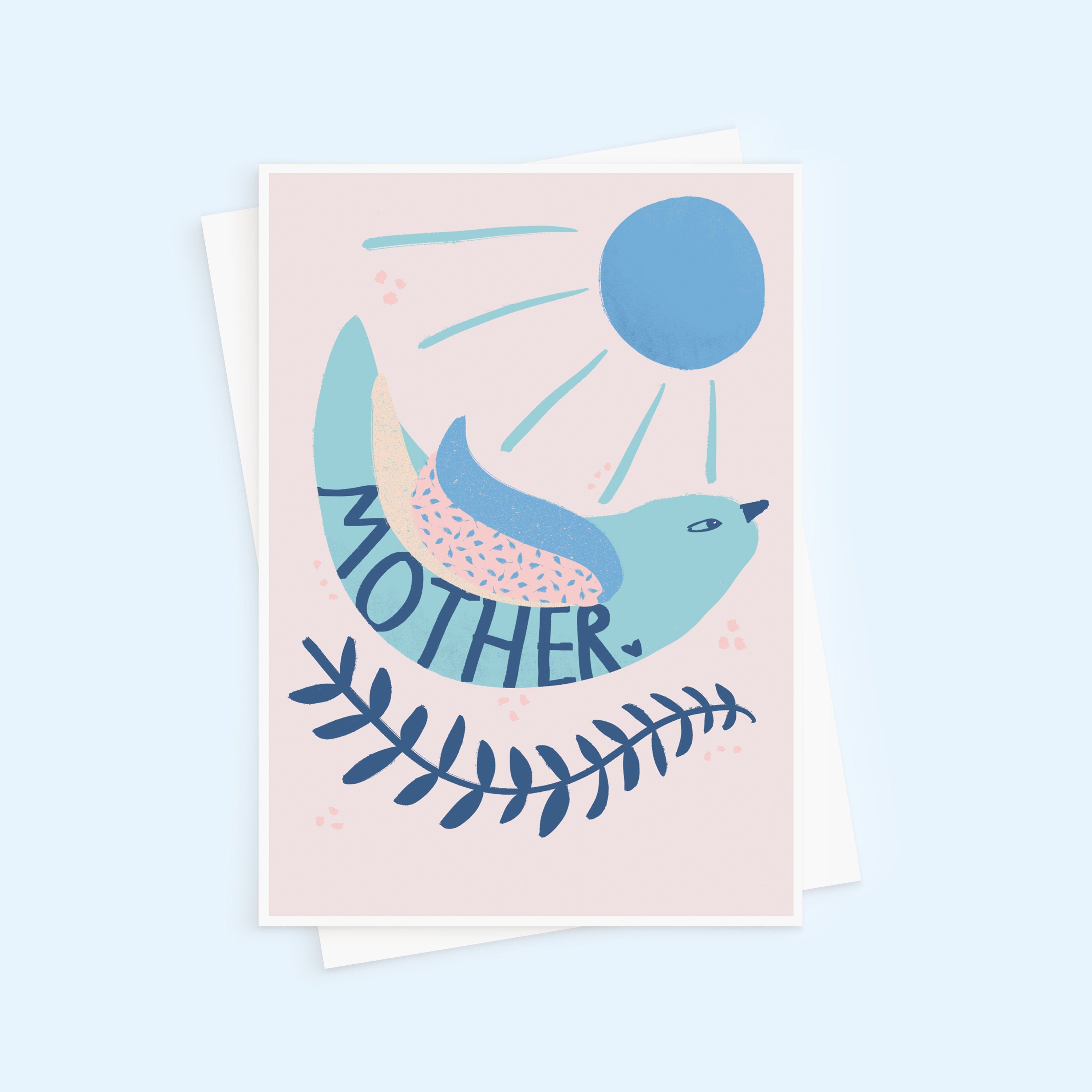 Mother Bird Illustrated Mother's Day Card