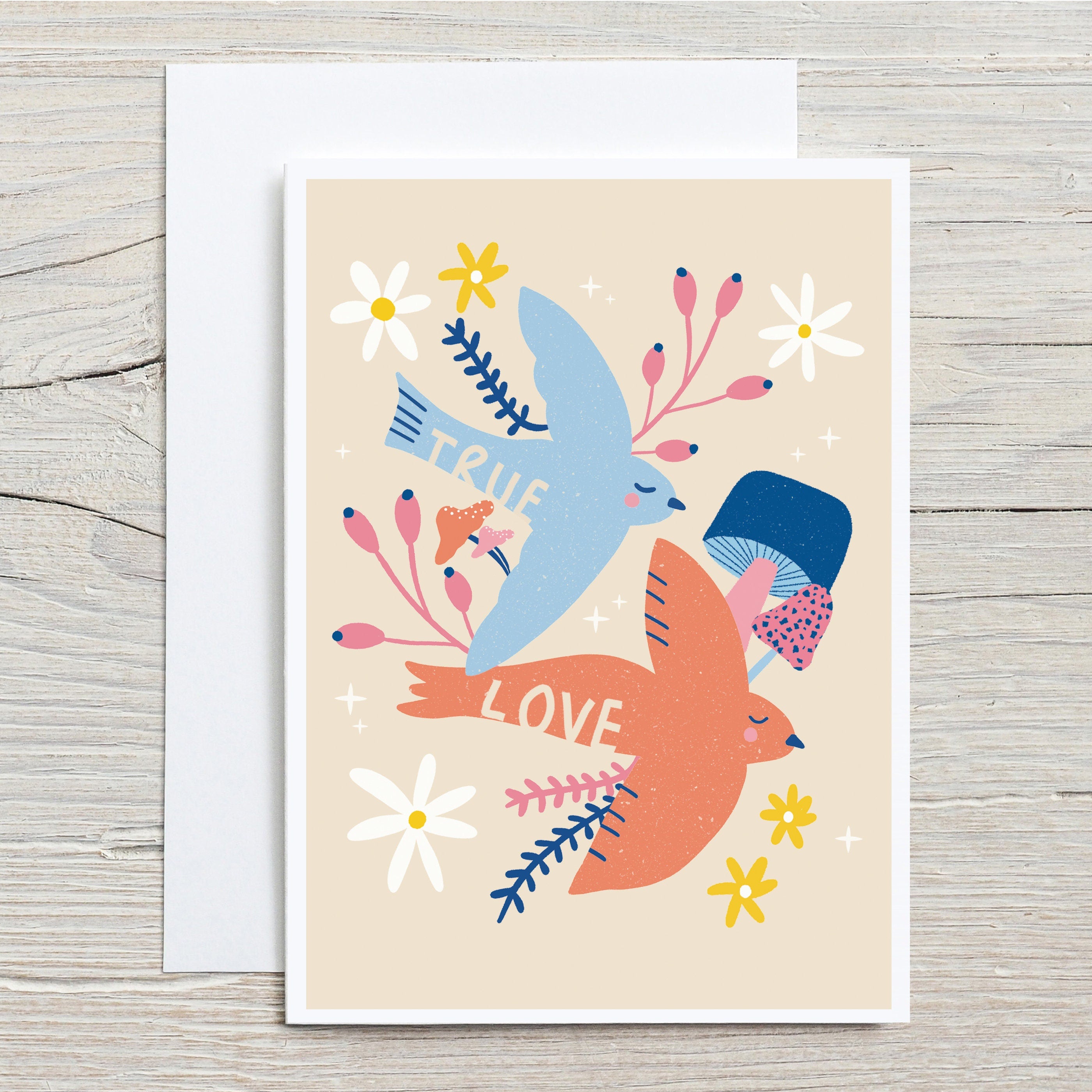 True Love Bird Valentine's Day Card