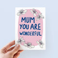 Wonderful Mum Mother's Day Card