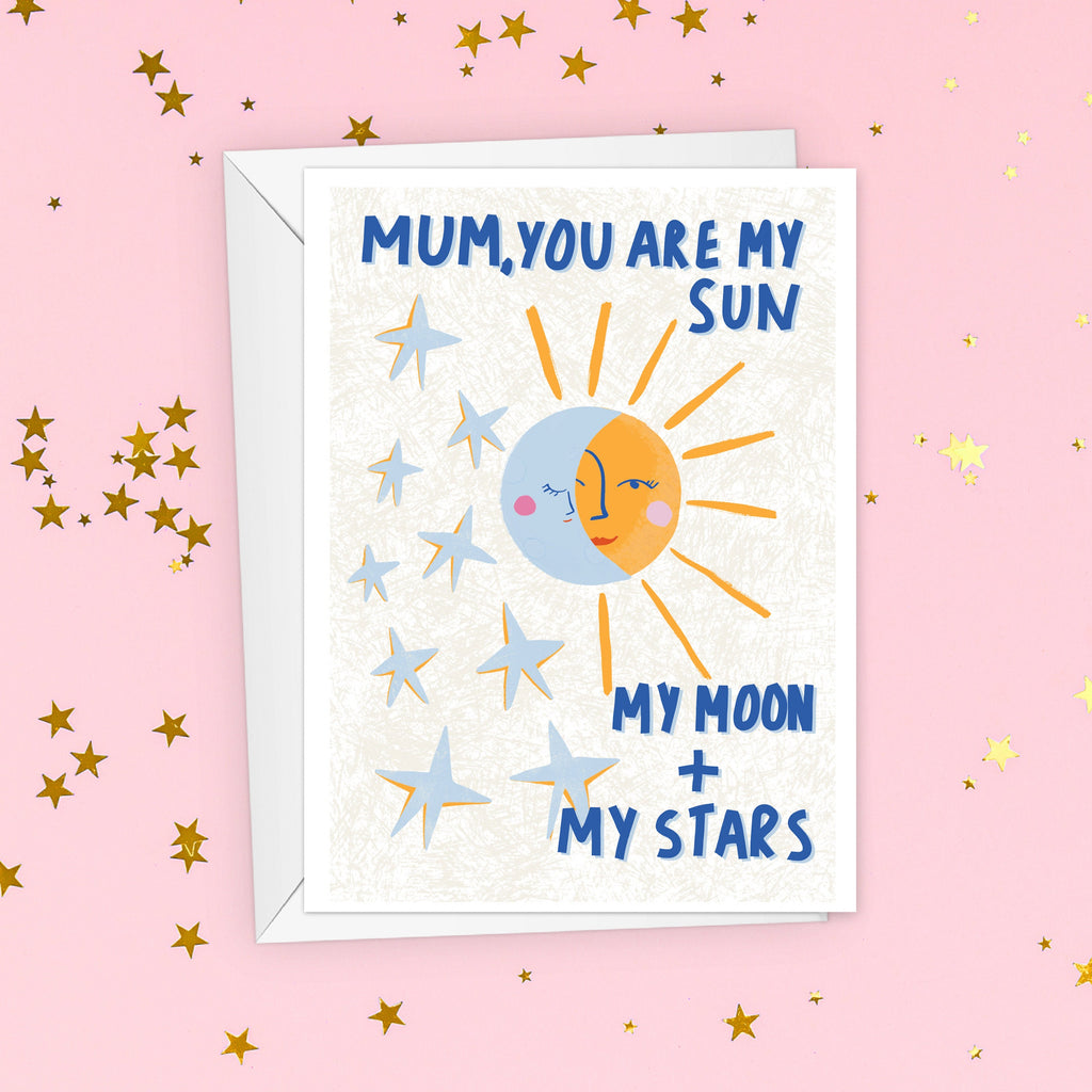 Sun, Moon & Stars Mother's Day Card