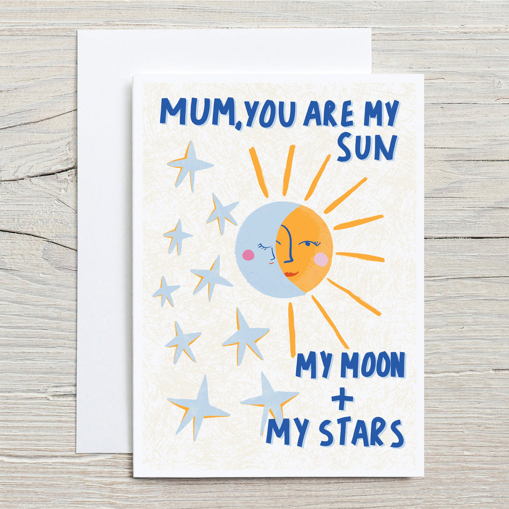 Sun, Moon & Stars Mother's Day Card