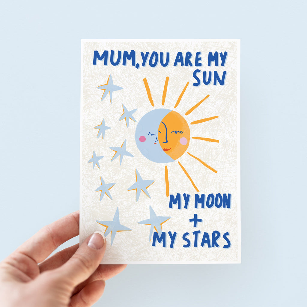 Sun, Moon & Stars Mother's Day Card