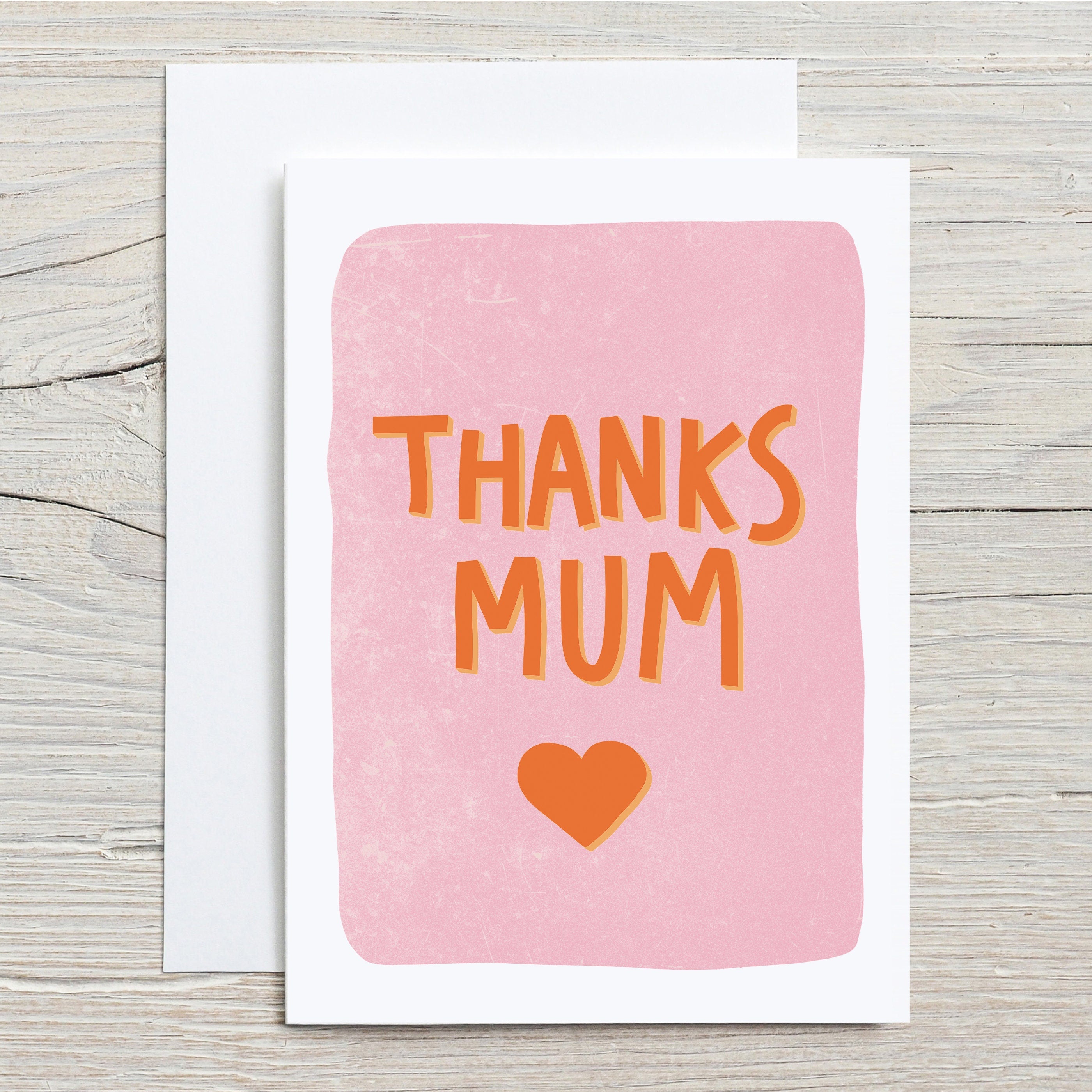 Thanks Mum Mother's Day Card