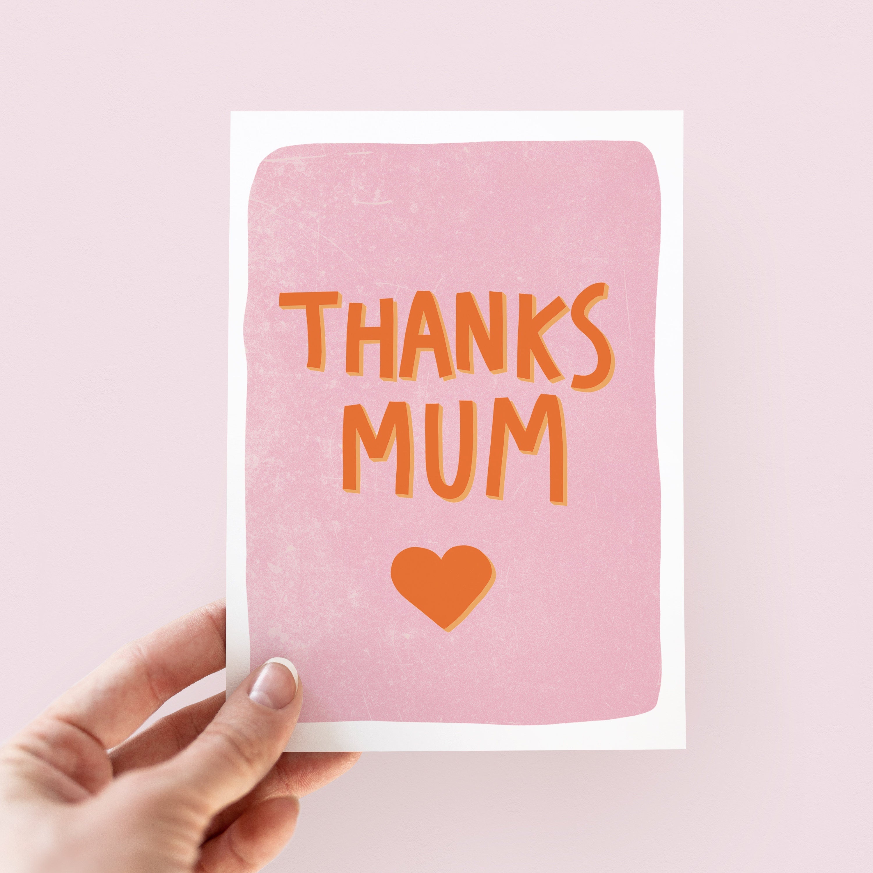 Thanks Mum Mother's Day Card