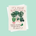 Birthday Card For Plant Lover