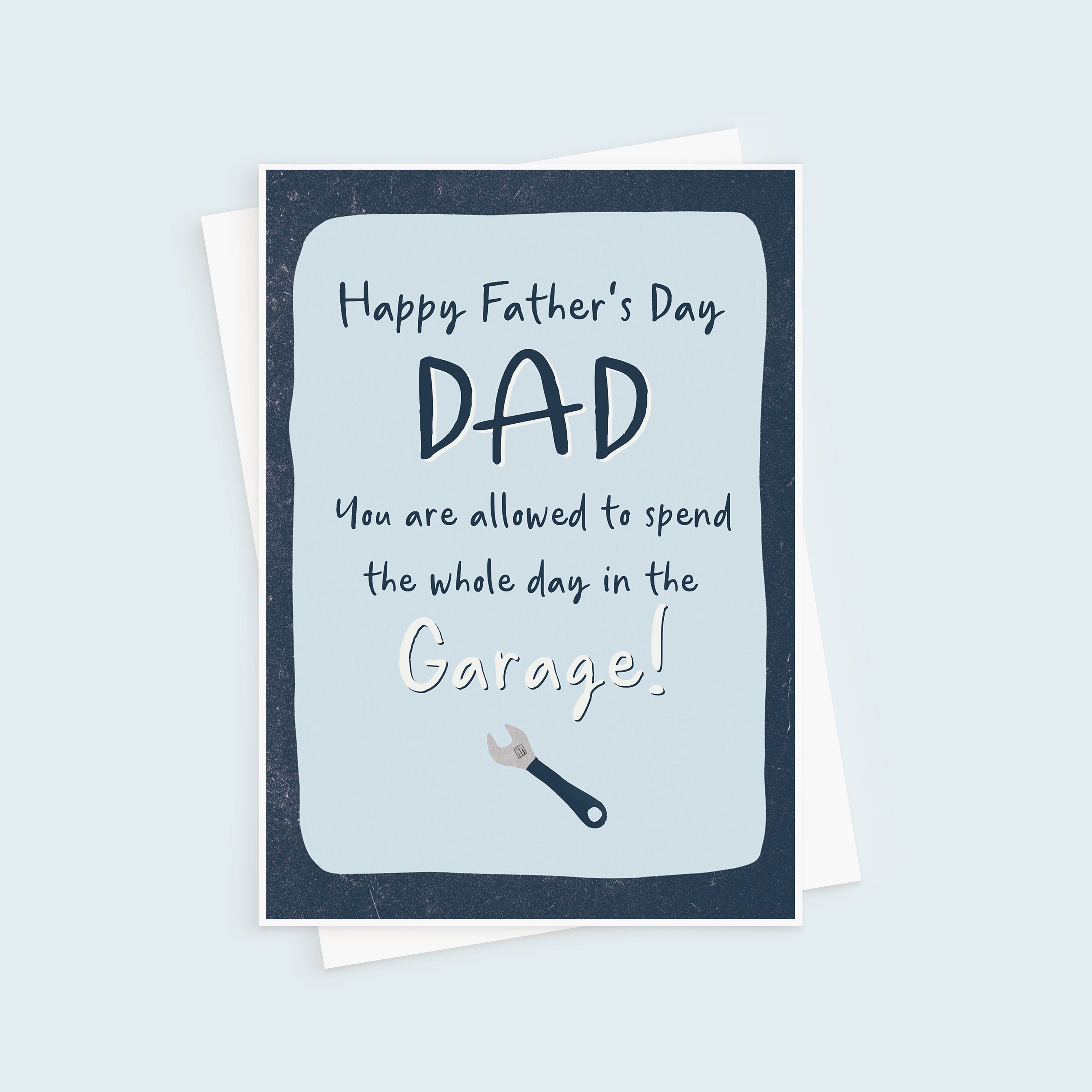 Funny Garage Father's Day Card