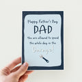 Funny Garage Father's Day Card