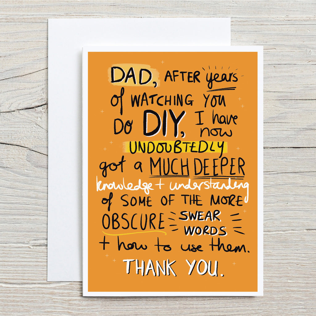 Funny DIY Father's Day Card