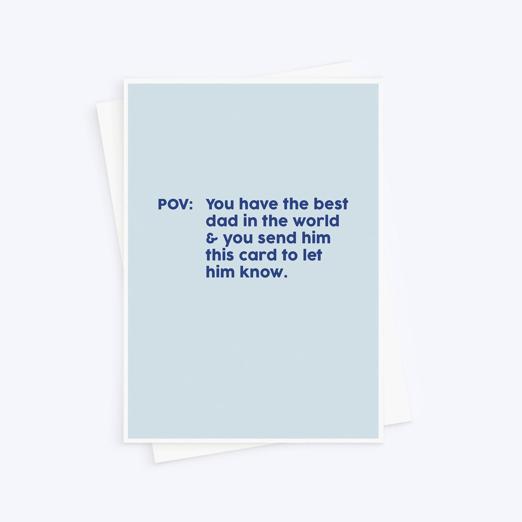 Funny POV Father's Day Card