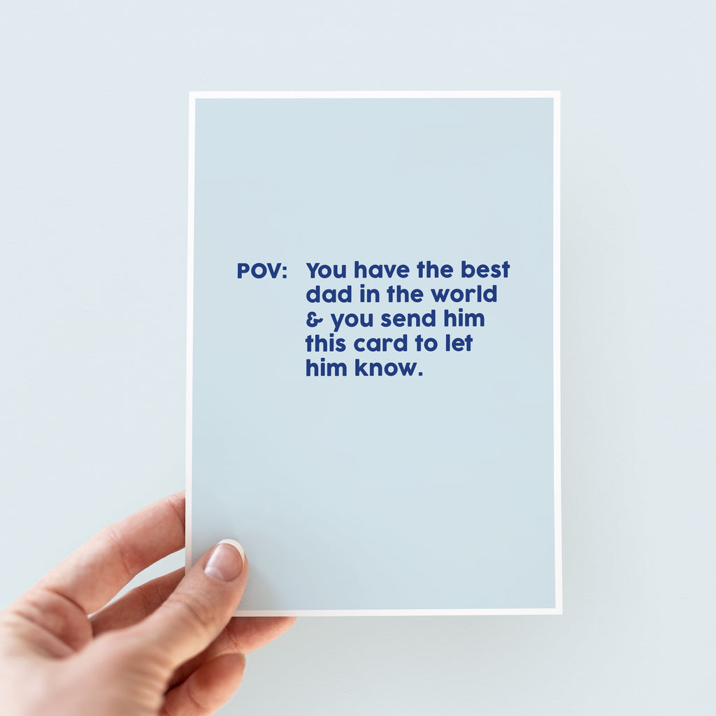 Funny POV Father's Day Card
