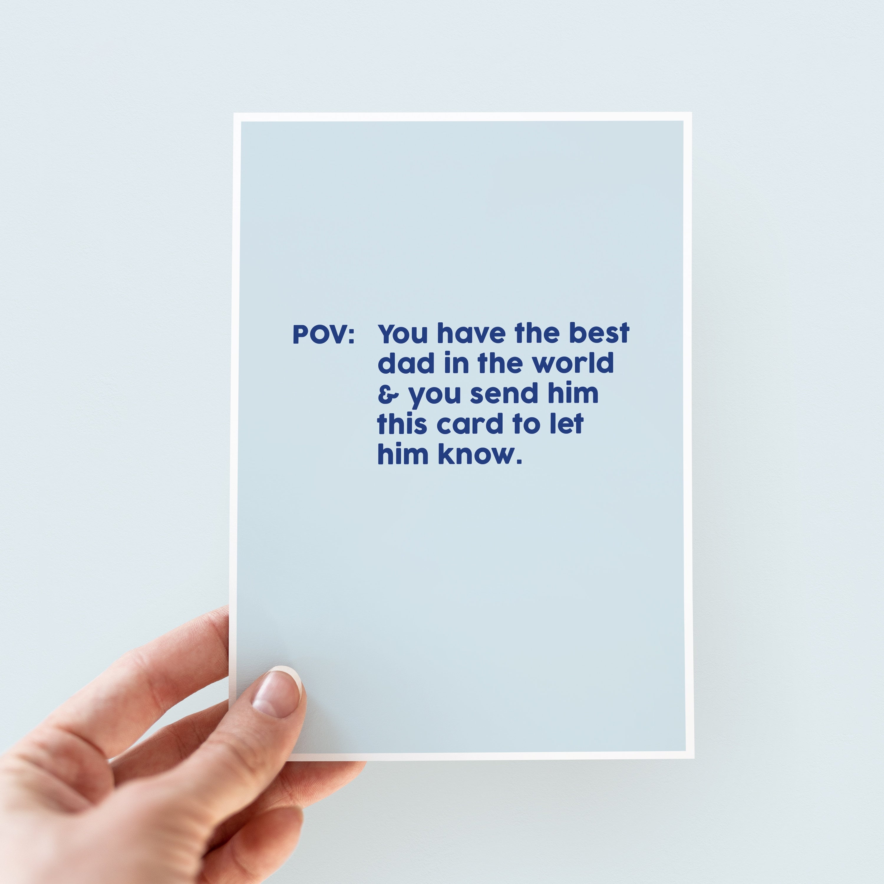 Funny POV Father's Day Card