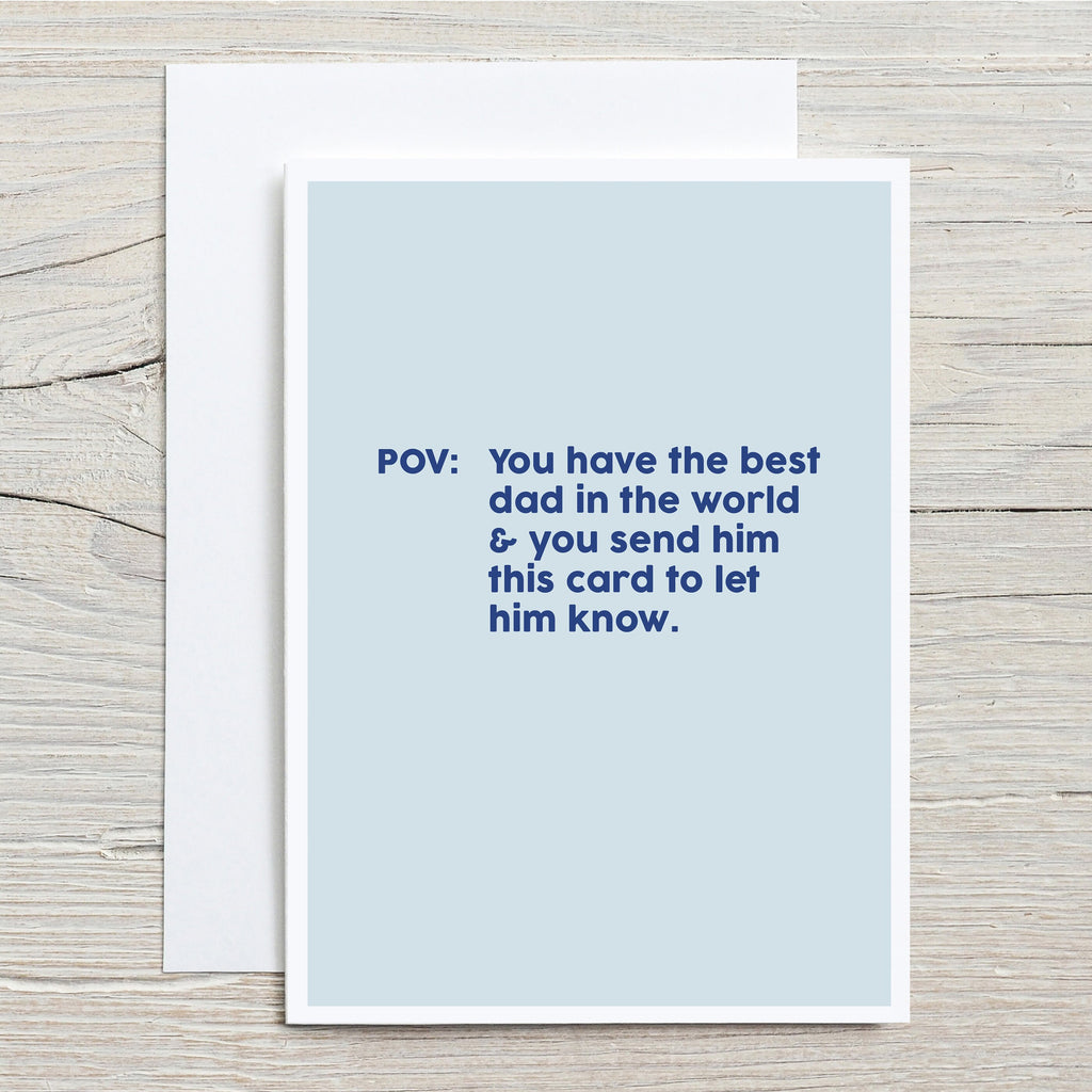 Funny POV Father's Day Card