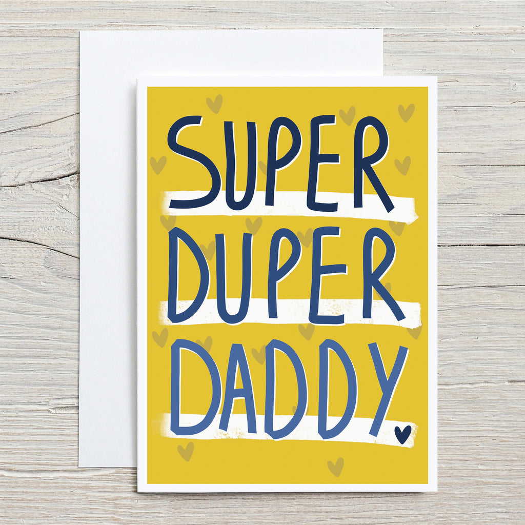 Super Duper Daddy Father's Day Card