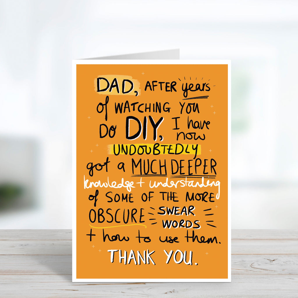 Funny DIY Father's Day Card