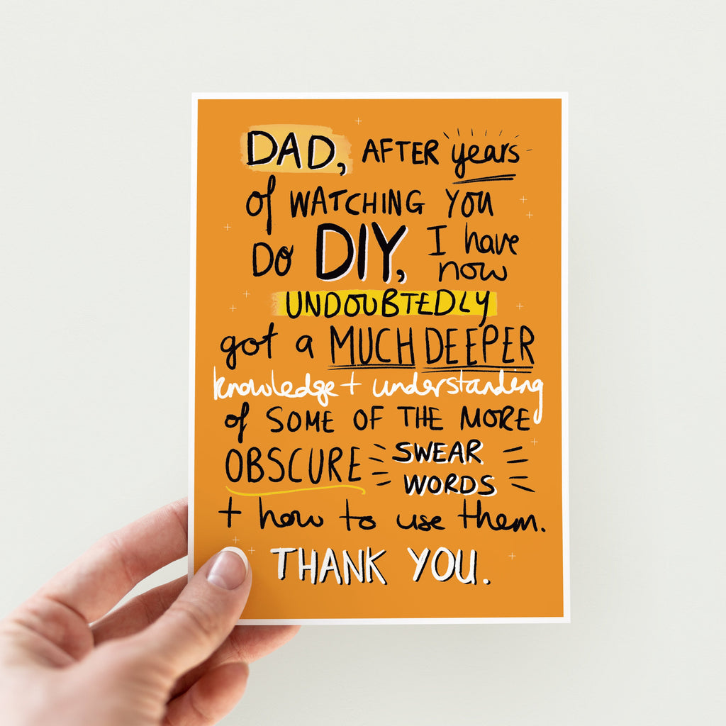 Funny DIY Father's Day Card
