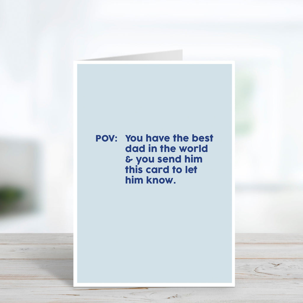 Funny POV Father's Day Card
