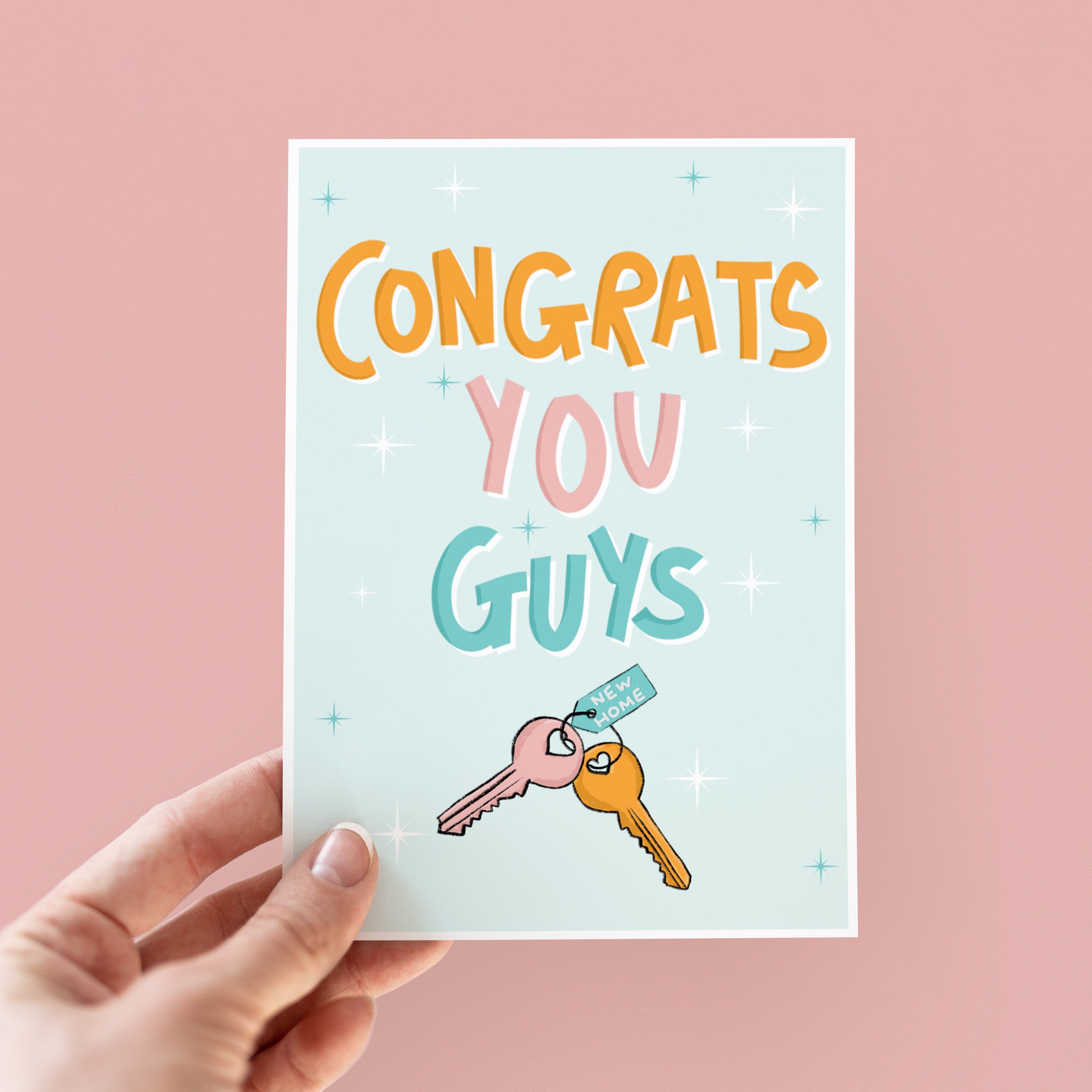 Congrats You Guys New House Card