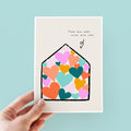 New Home Filled With Love House Warming Card