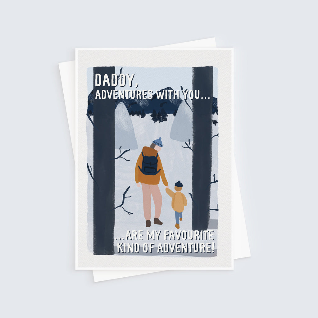 Adventures With Daddy Father's Day Card