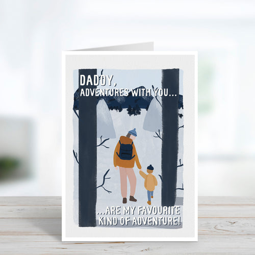 Adventures With Daddy Father's Day Card
