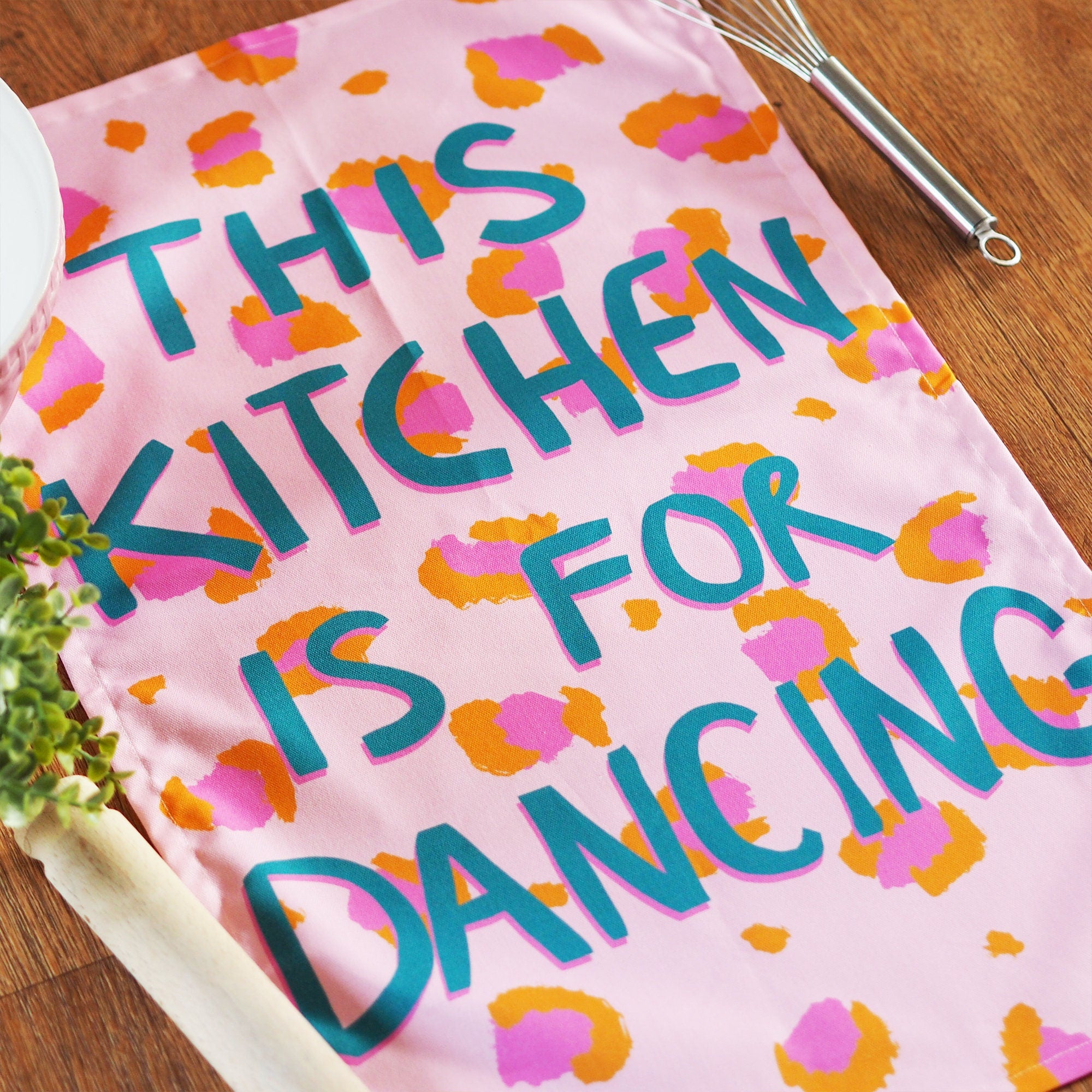 This Kitchen Is For Dancing House Warming Tea Towel