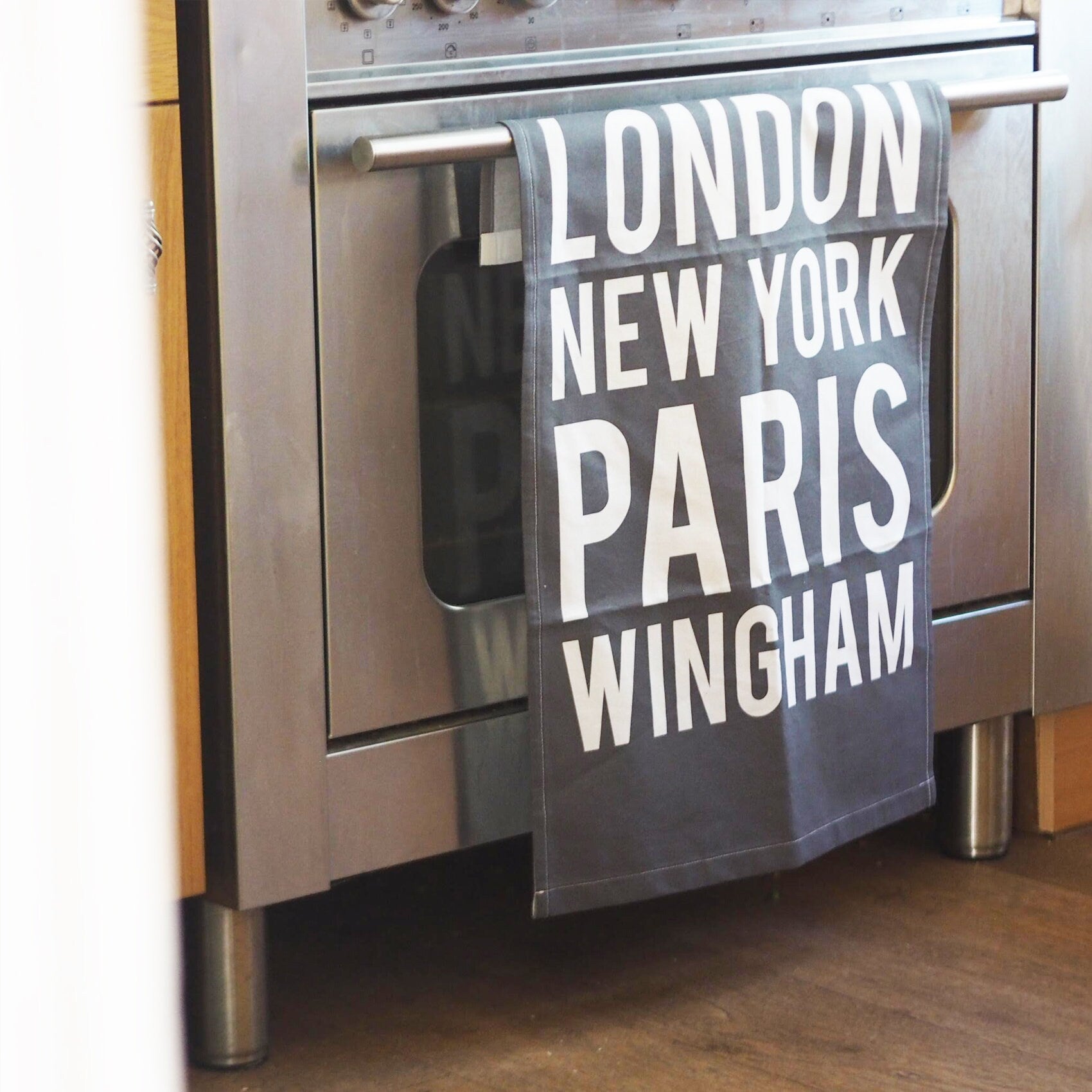 Personalised Location Tea Towel House Warming Gift