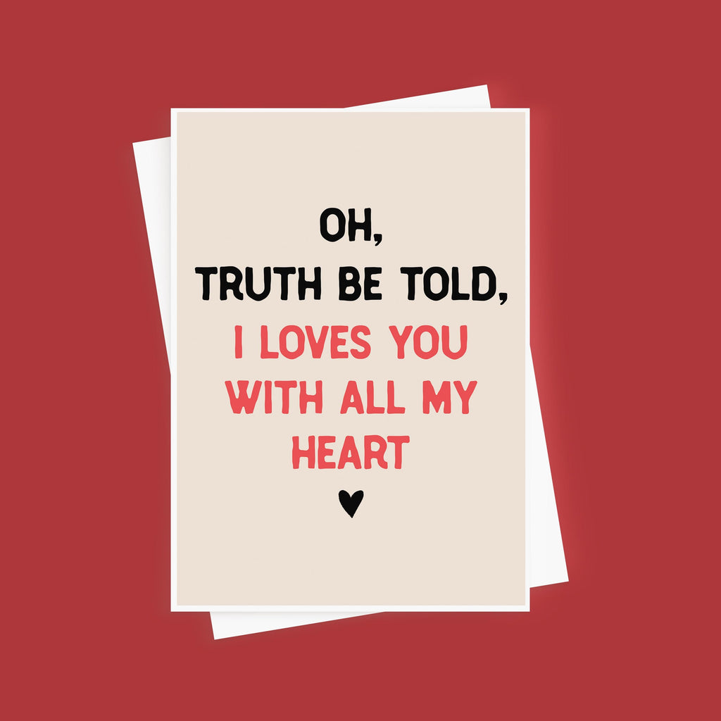 I Loves You Nessa Quote Valentine's Day Card - Gavin and Stacey - Funny