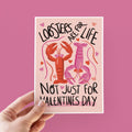 Lobsters Are For Life Illustrated Valentine's Day Card