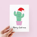 Merry Cact-Mas Funny Cactus Christmas Card - Cactus Christmas Card - Funny Christmas Card - Merry Christmas Card - Cactus Card - Christmas