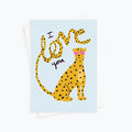 Leopard Love Valentine's Day Card