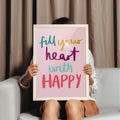 Fill Your Heart With Happy Kids Print