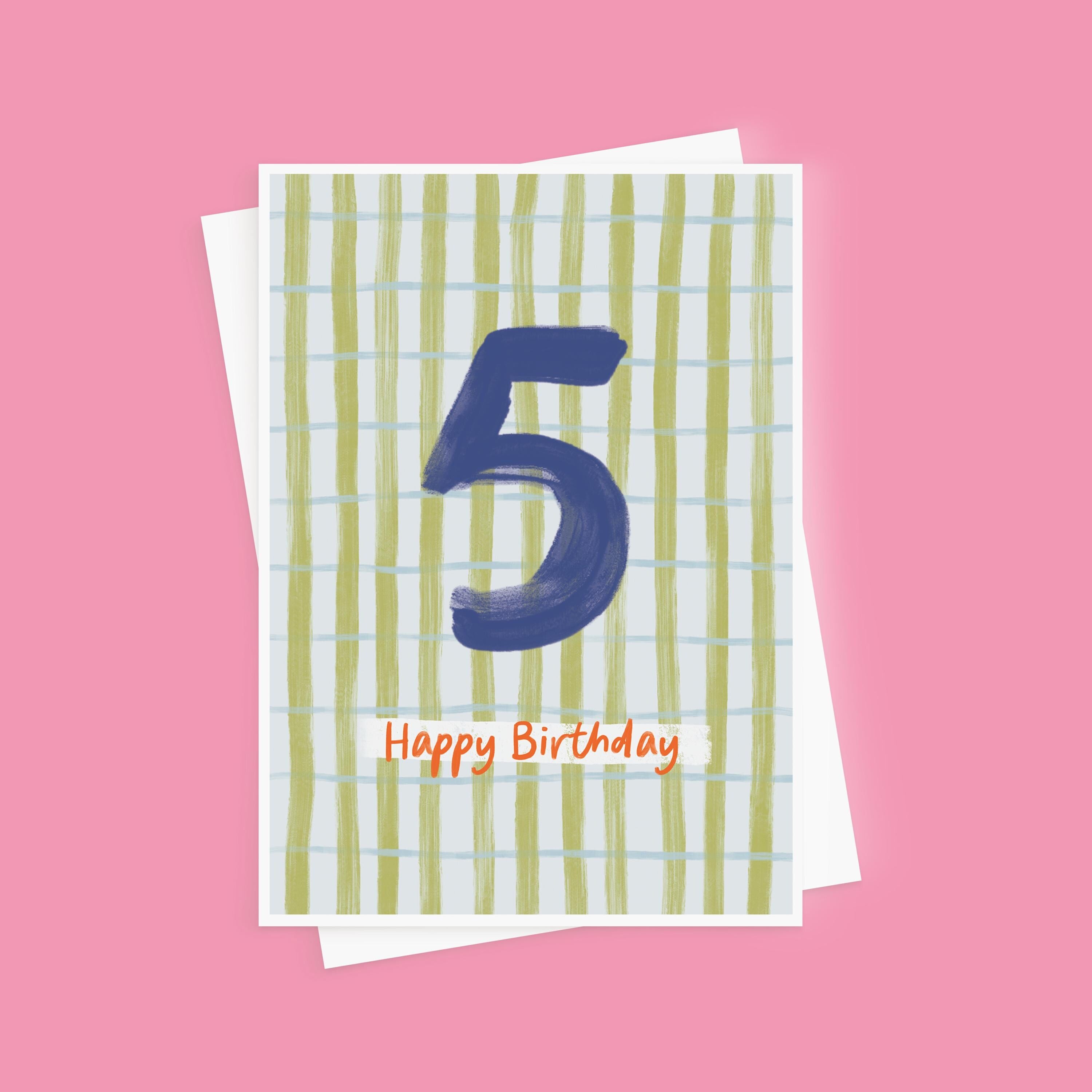 Kids 5th Birthday Card - Milestone Birthday Card - Card For Children - Birthday Card