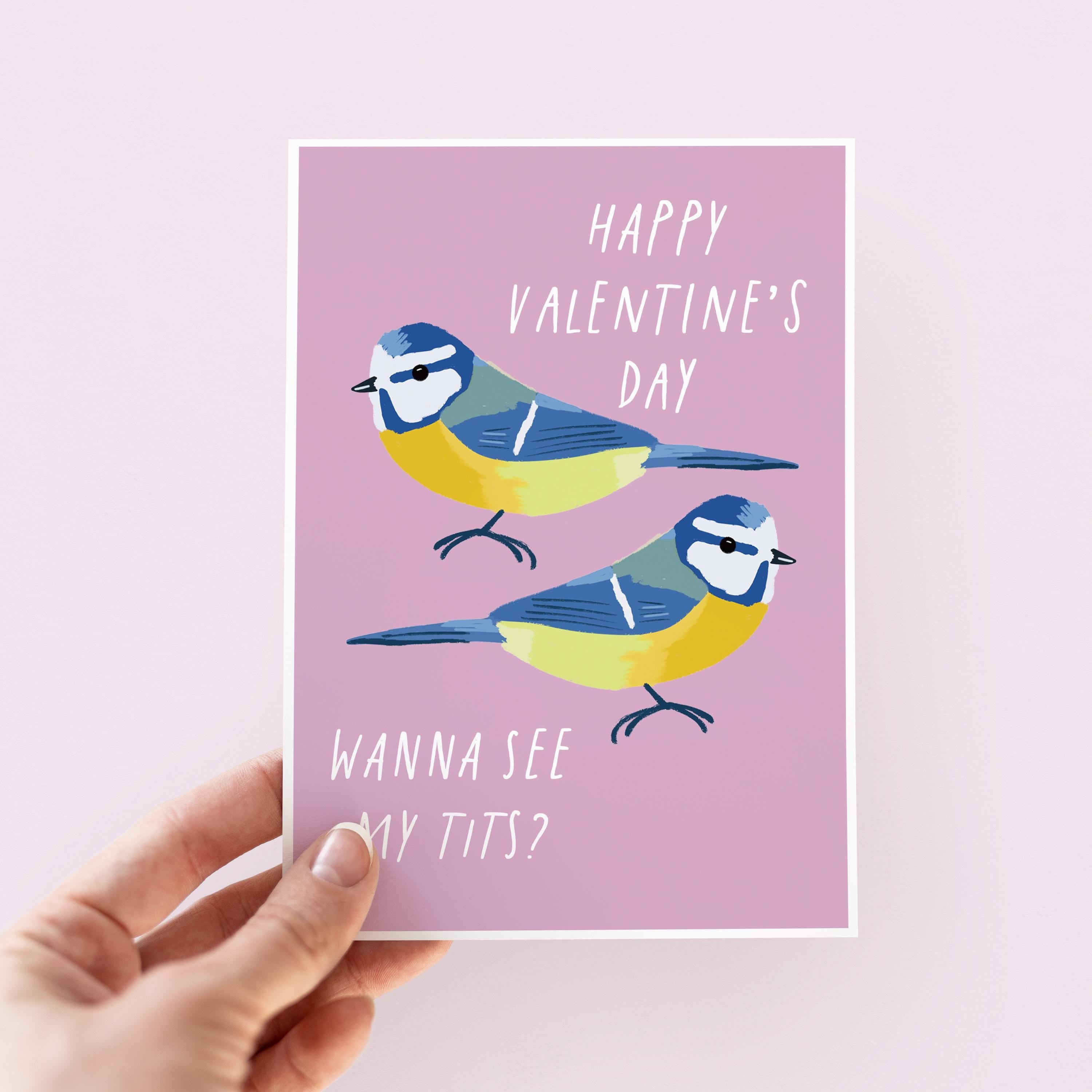 Funny Wanna See My Tits Valentine's Day Card