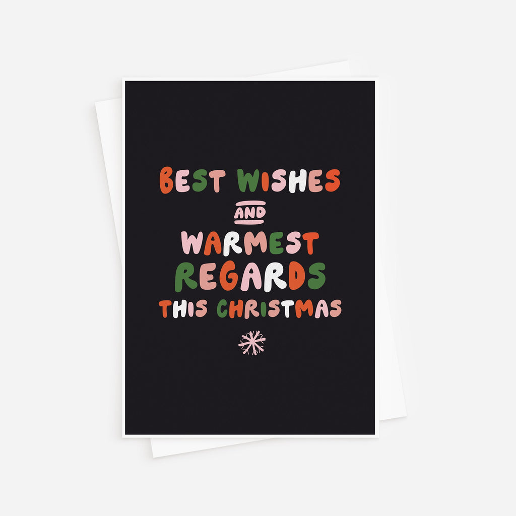 Best Wishes Warmest Regards Funny Christmas Card