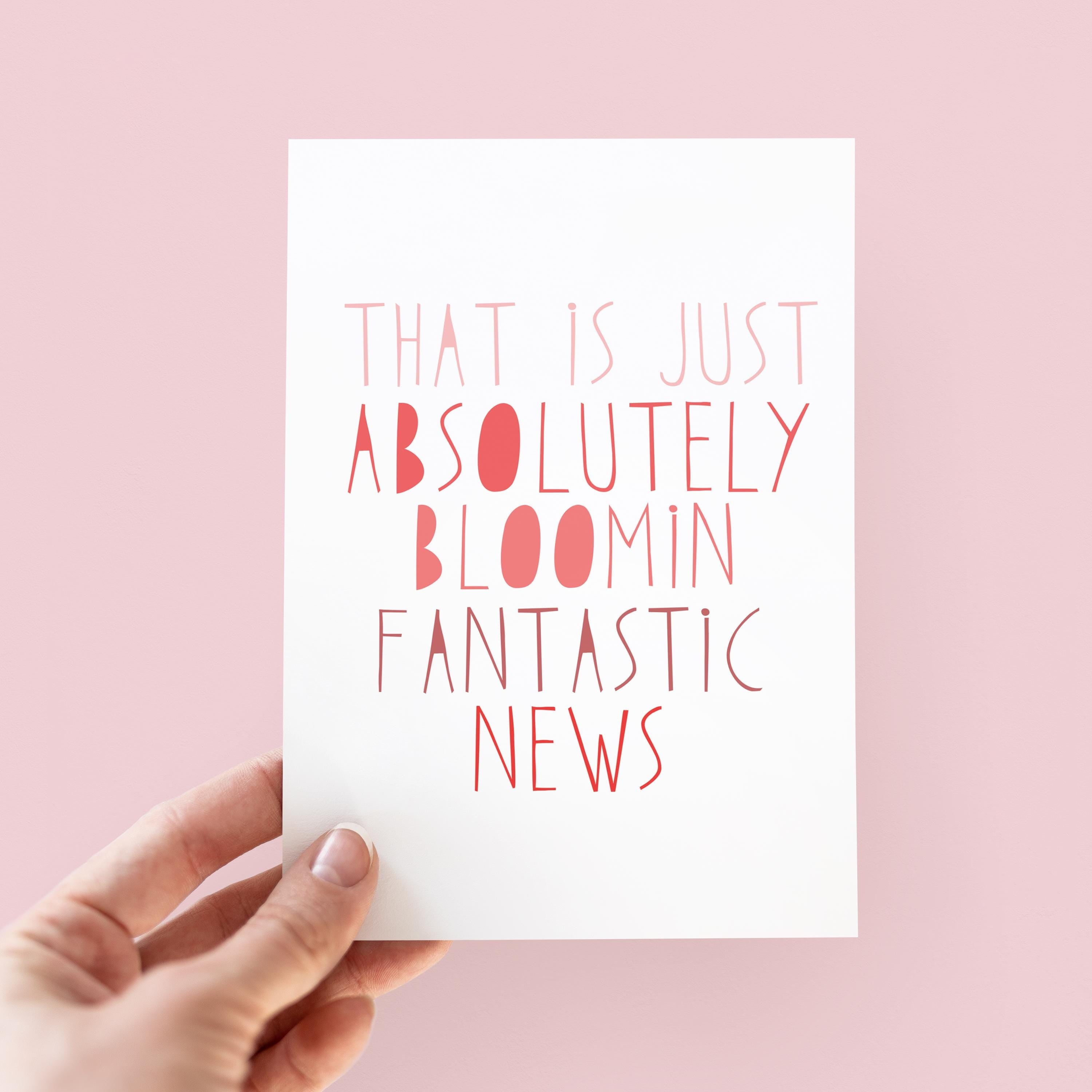 Congratulations Card - Well Done Card - Fantastic News Card - New Job Card - Driving Test Card - Exam Congratulations Card