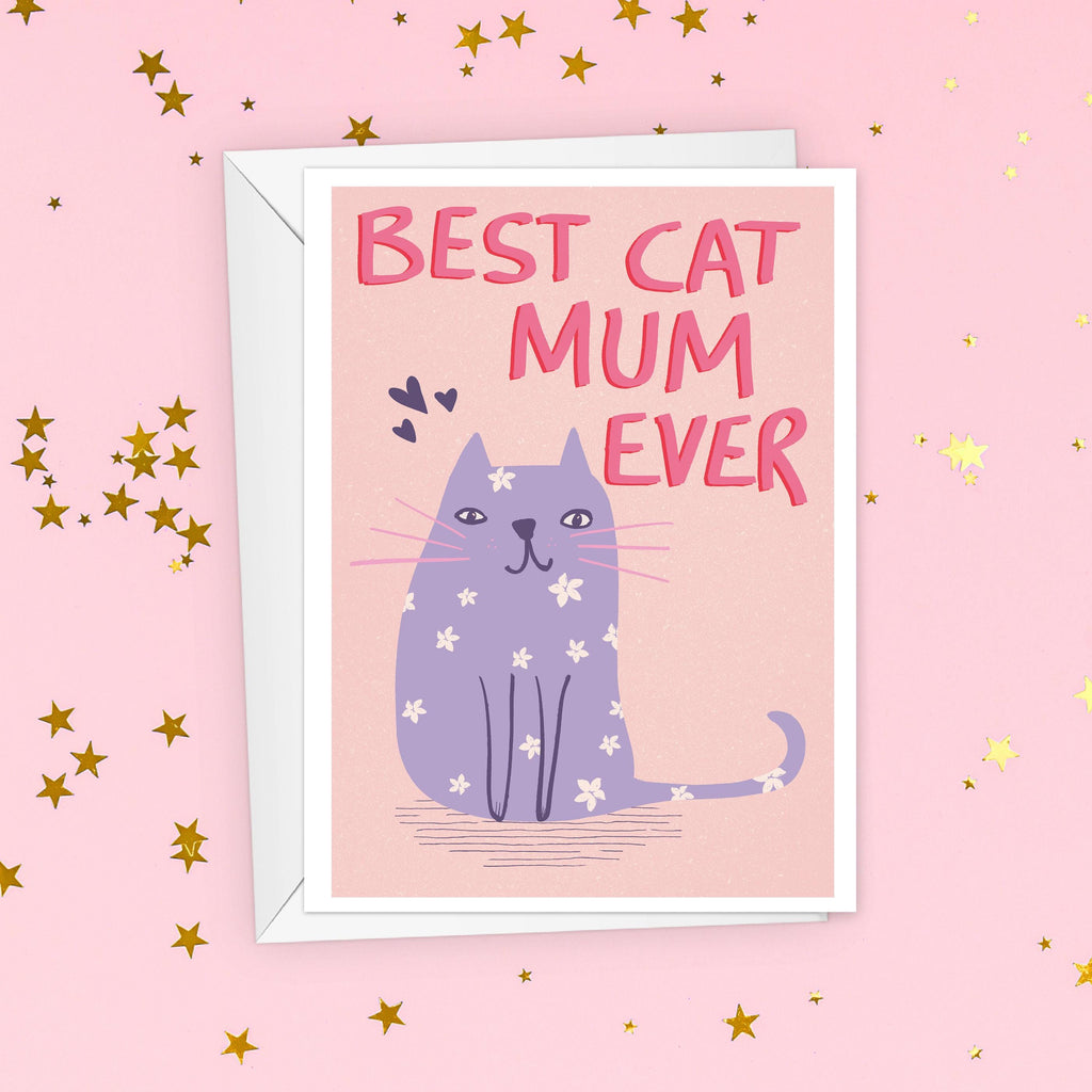 Best Cat Mum Ever Mother's Day Card