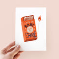 Light My Fire Valentine's Day Card