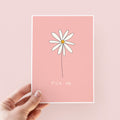 Pick Me Daisy Valentine's Day Card