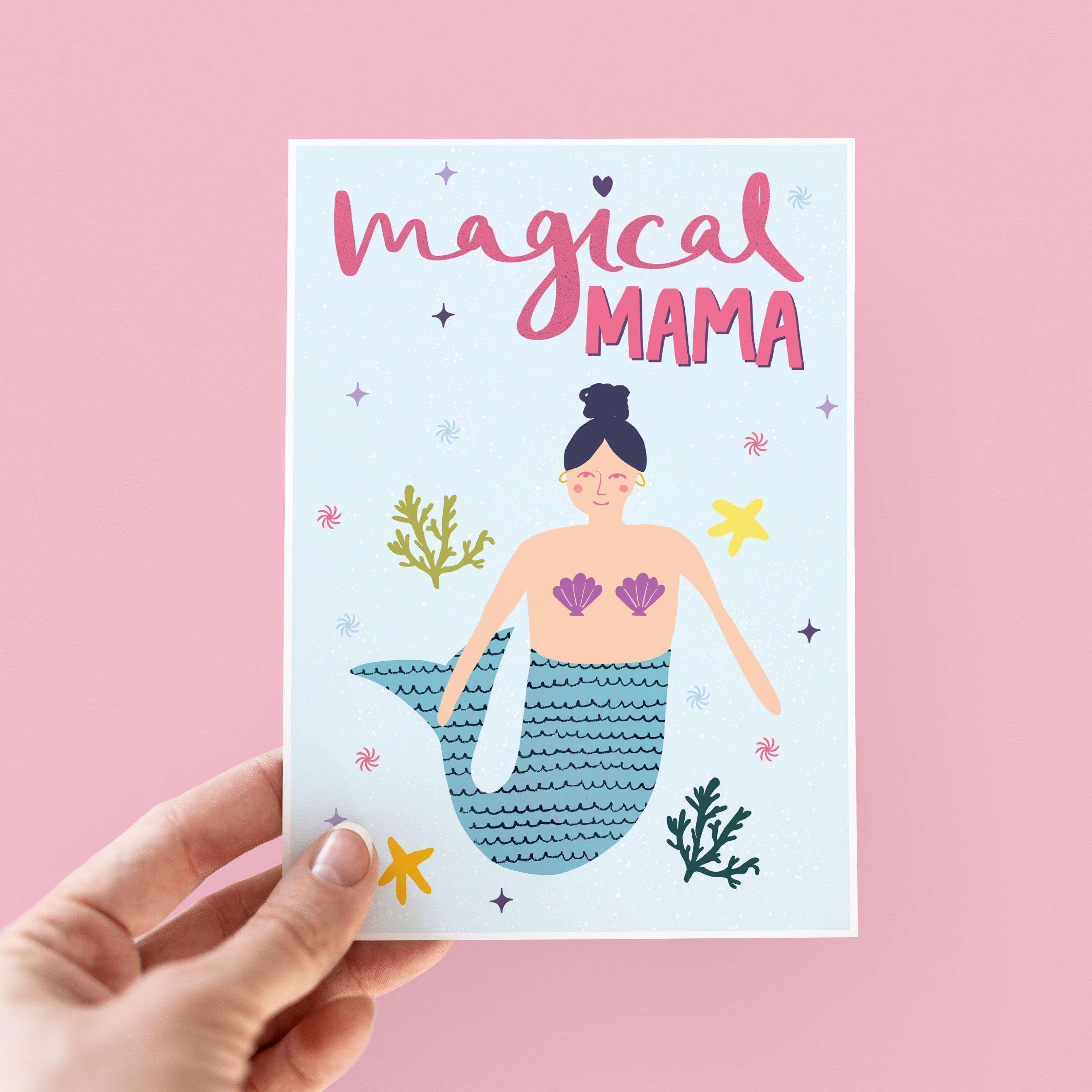 Magical Mama Mermaid Mother's Day Card