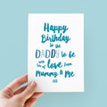 Daddy To Be Birthday Card from Baby Bump