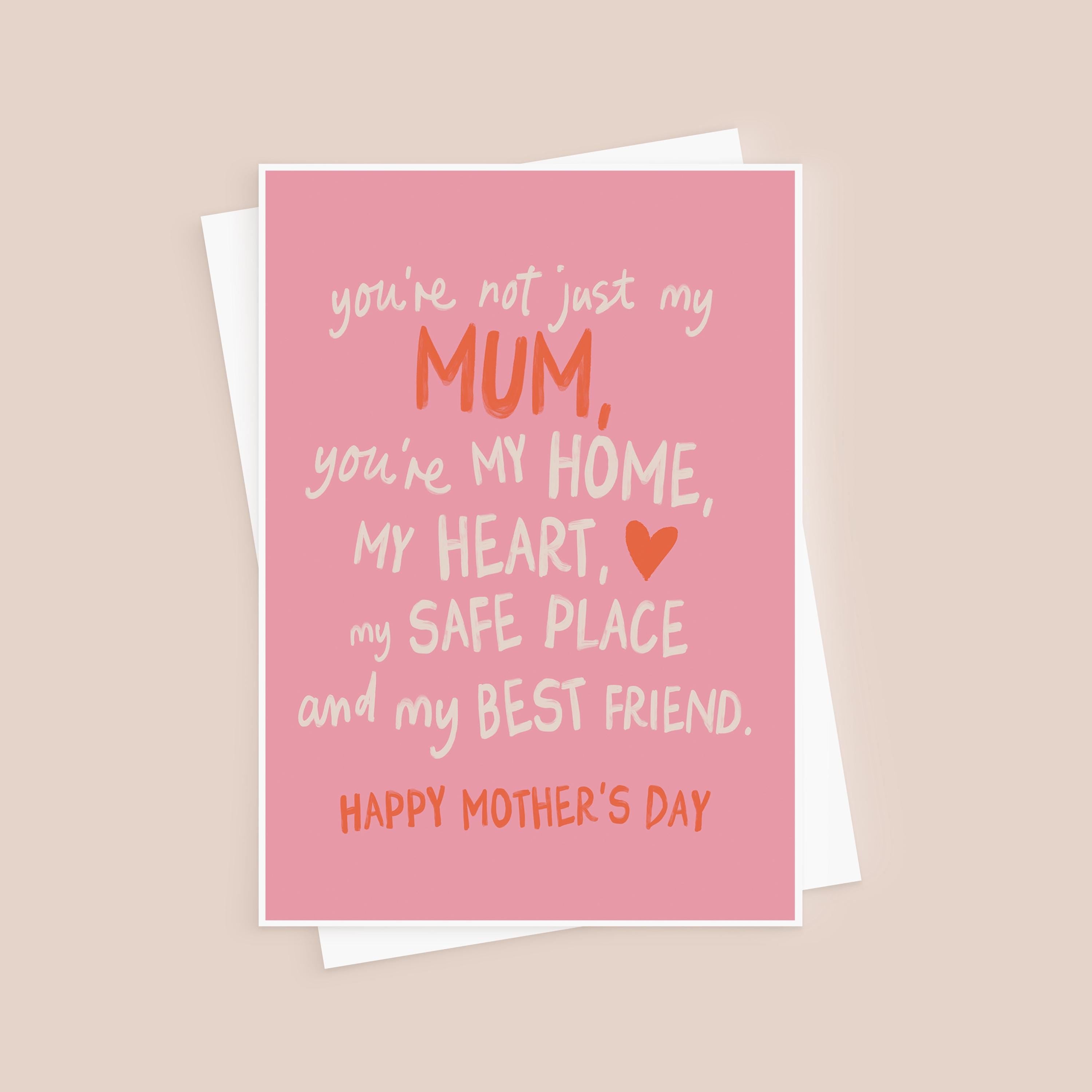 Not Just My Mum Sentimental Mother's Day Card