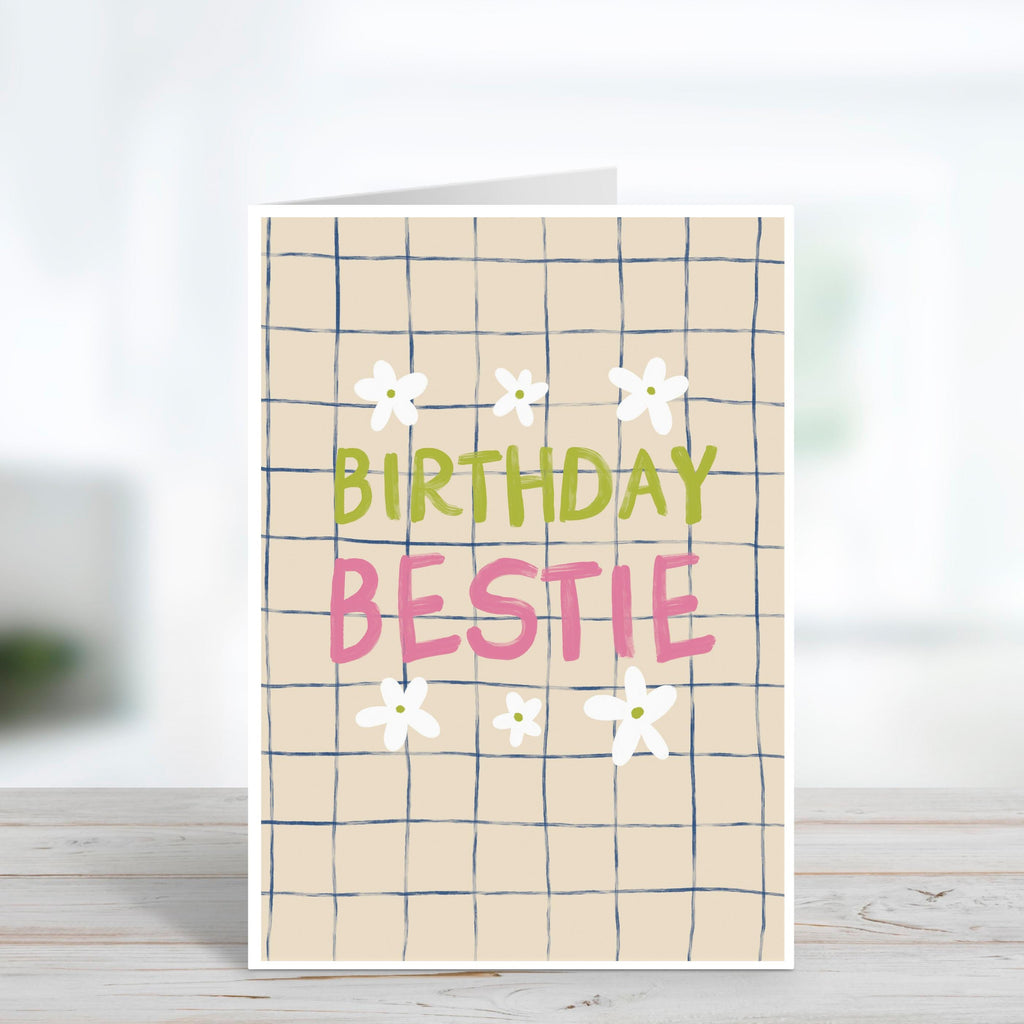 Birthday Bestie Birthday Card - Birthday Card For Best Friend