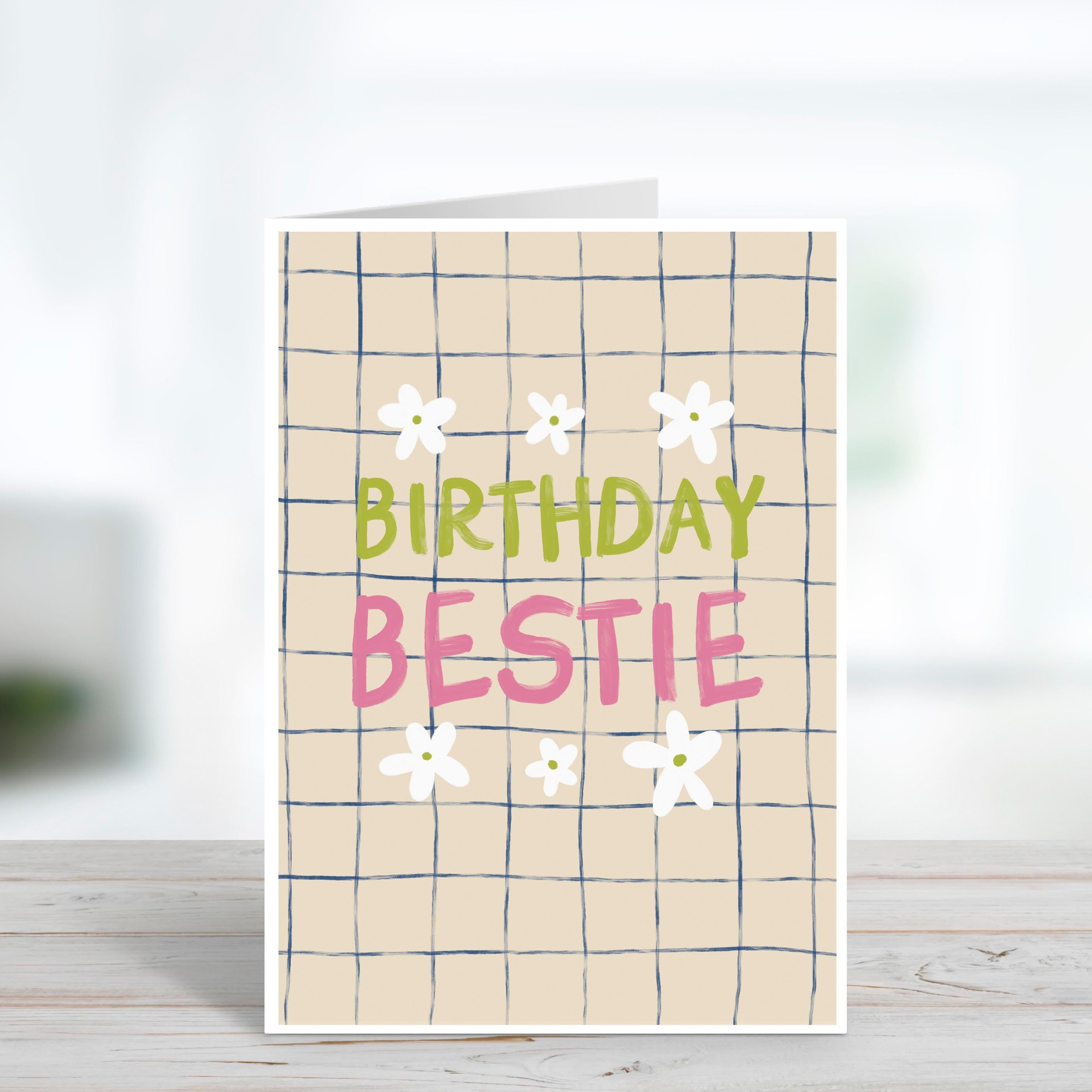 Birthday Bestie Birthday Card - Birthday Card For Best Friend