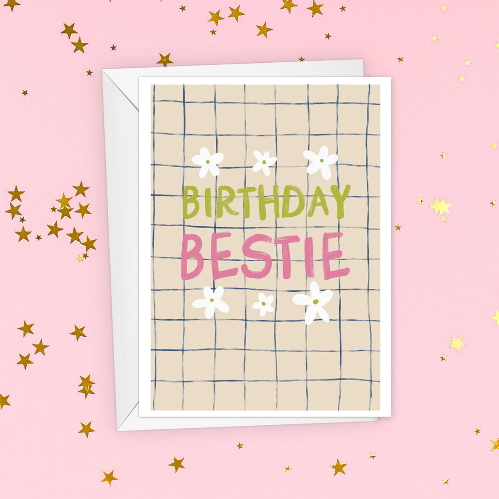 Birthday Bestie Birthday Card - Birthday Card For Best Friend